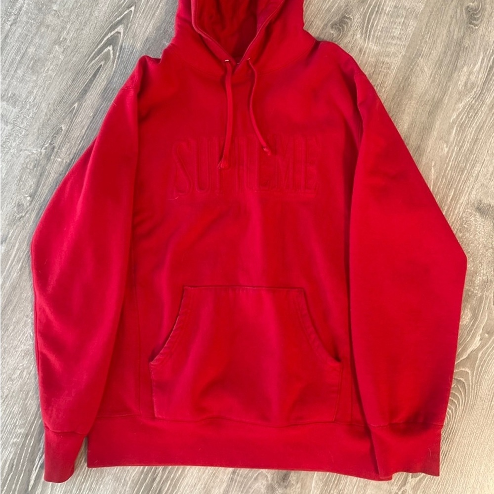 Supreme L Sweatshirt Red